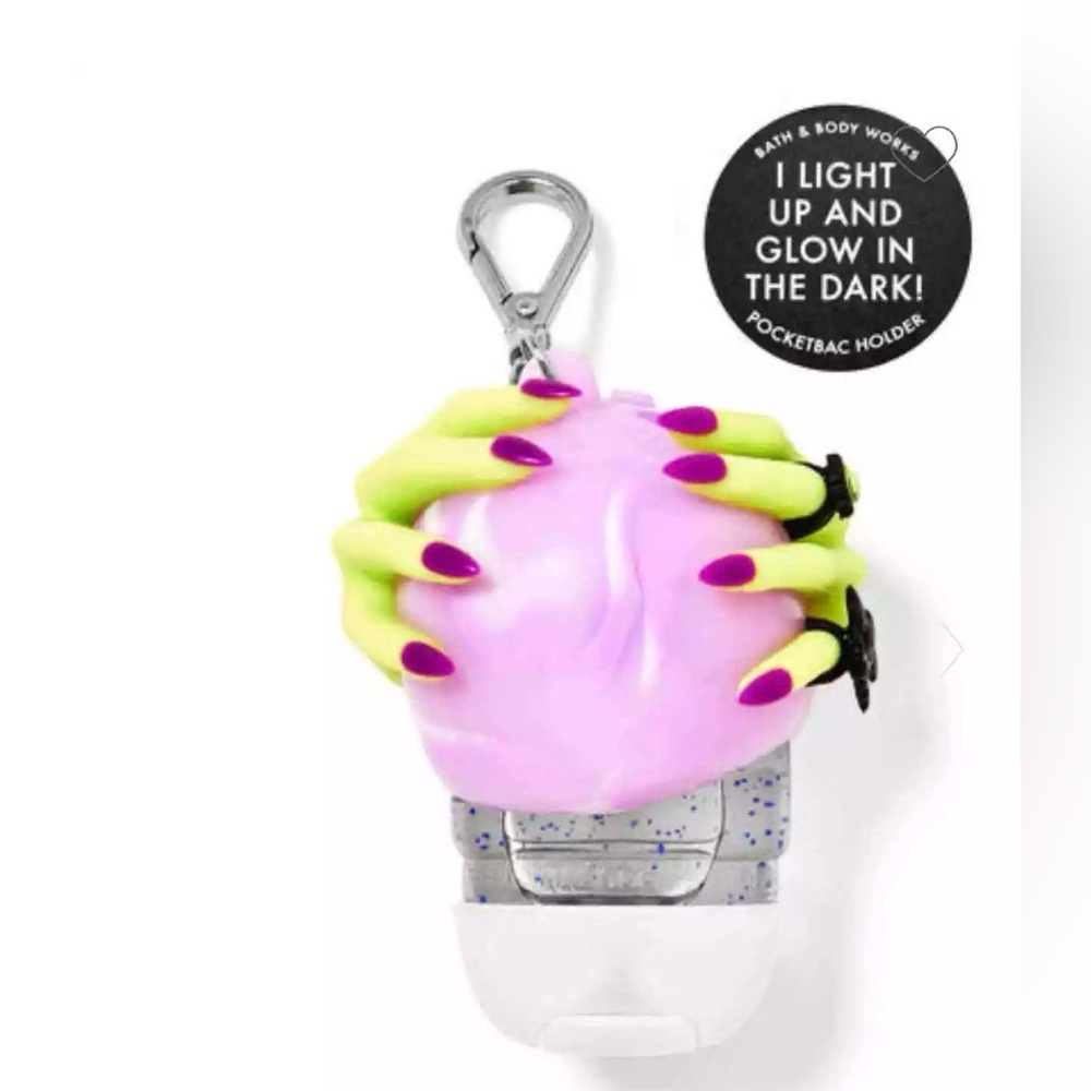 NWT Bath & Body Works Halloween 2023 Witch’ hands sanitizer holder - Lights Up